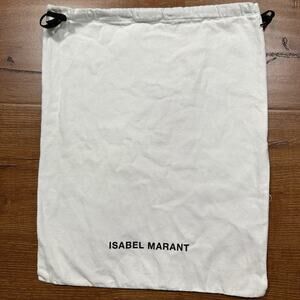 Isabel Marant Dust Bag 16"x13" White Drawstring Cover Protector Shoes Heels